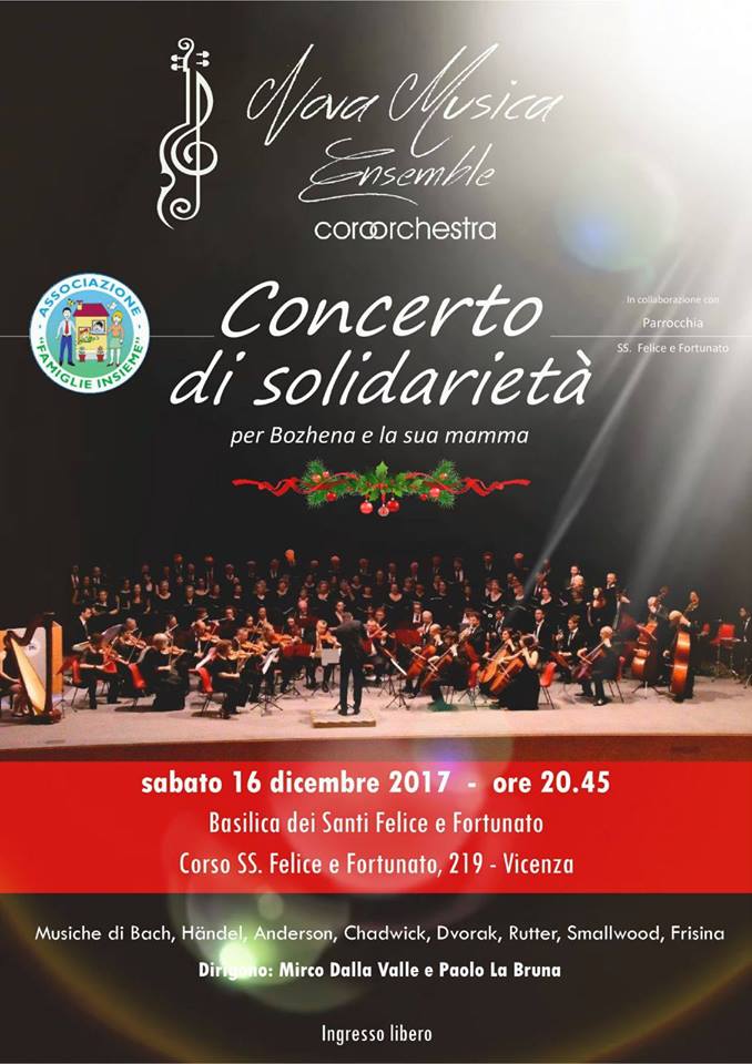 CONCERTO DI SOLIDARIETÀ – NOVA MUSICA ENSEMBLE