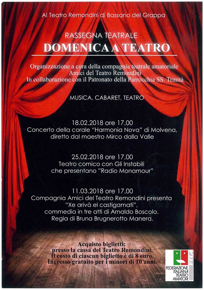 RASSEGNA “DOMENICA A TEATRO”