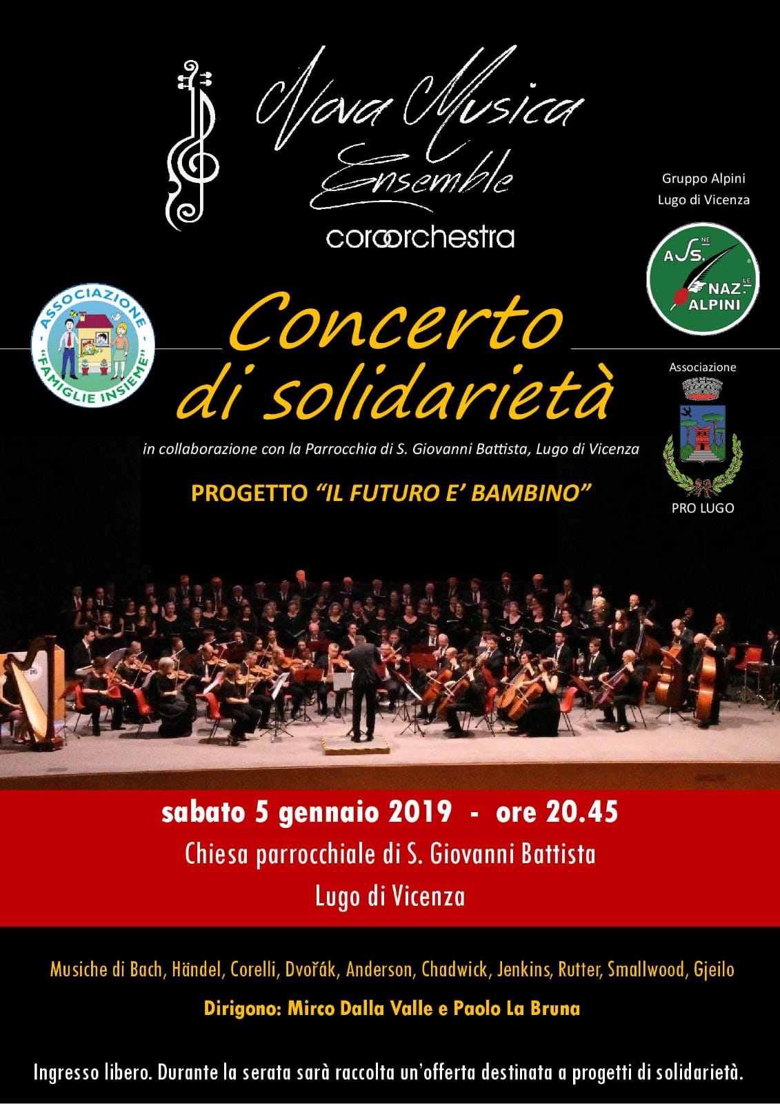 CONCERTO DI SOLIDARIETÀ – NOVA MUSICA ENSEMBLE